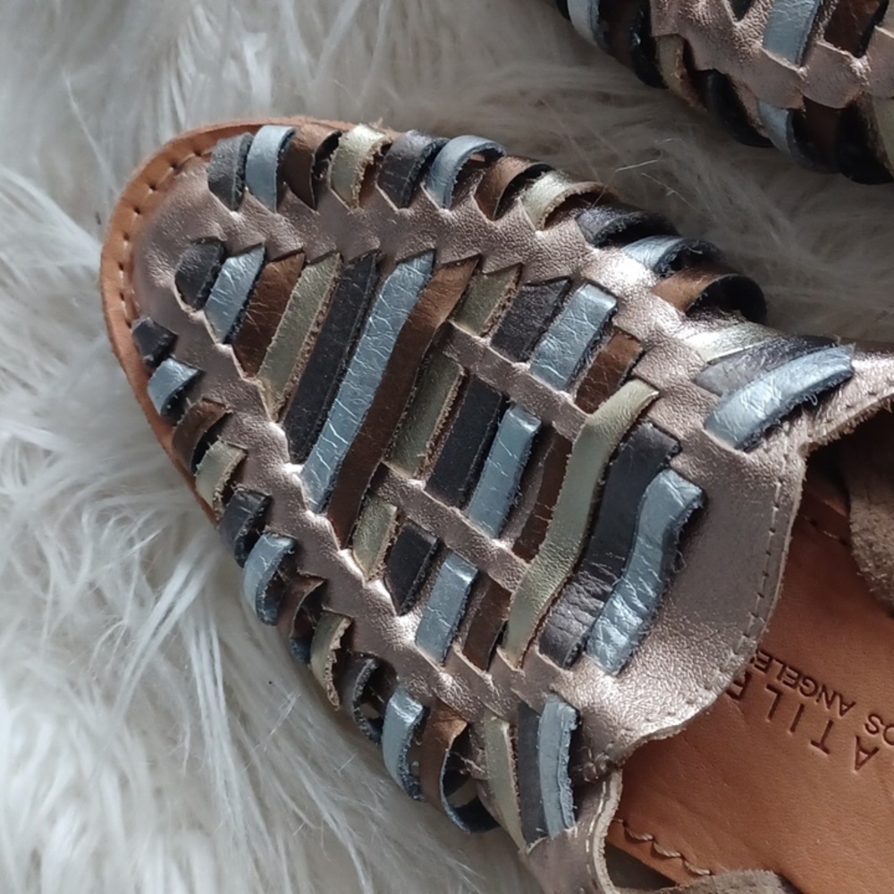 Very Volatile Leather Sandals View 3